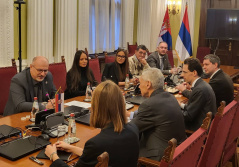 20 January 2023 The Parliamentary Friendship Group with Russia in meeting with the Russian Ambassador to Serbia